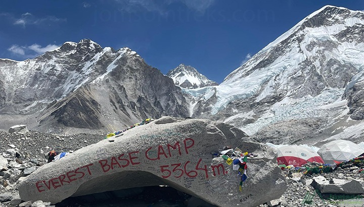 Everest base camp trek in Nepal.